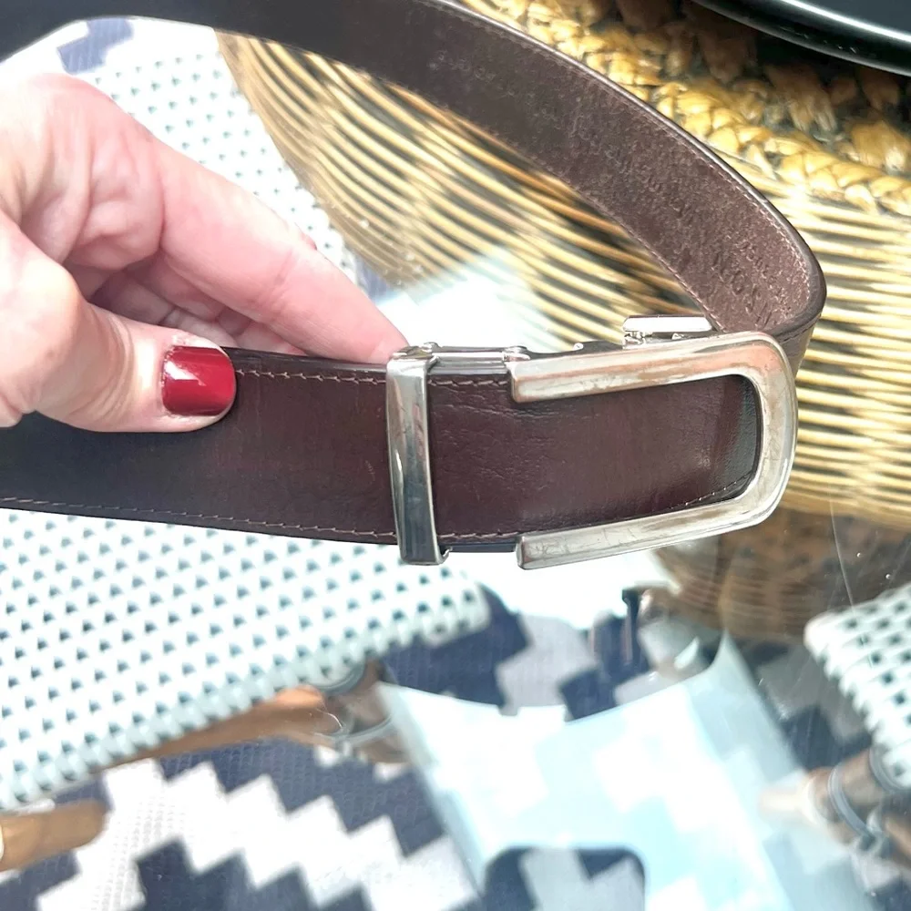 Anson Belt & Buckle, Premium Full Grain Leather Belt, ALL 5-STAR REVIEW, EUC,OS